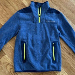 EUC Men’s Vineyard Vines Harbor 1/4 Zip Fleece Jacket XS Blue